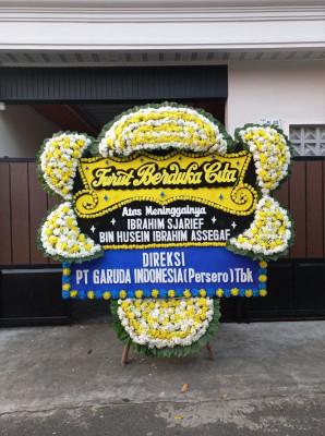 Papan Bunga Duka di Damar Sari