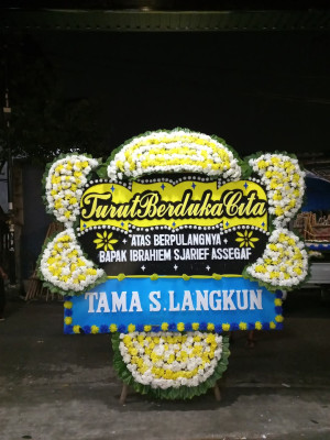 Papan Bunga Duka di Damar Sari
