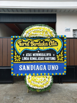 Papan Bunga Duka di Damar Sari