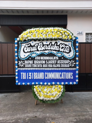 Papan Bunga Duka di Damar Sari